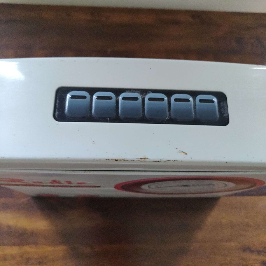 Vintage collectible 50s style tin