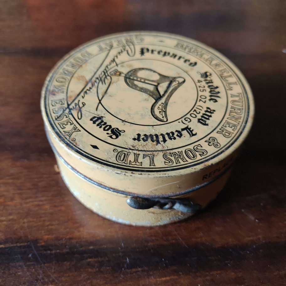 Vintage probably 1940s could be earlier brecknell turner and sons leather soap