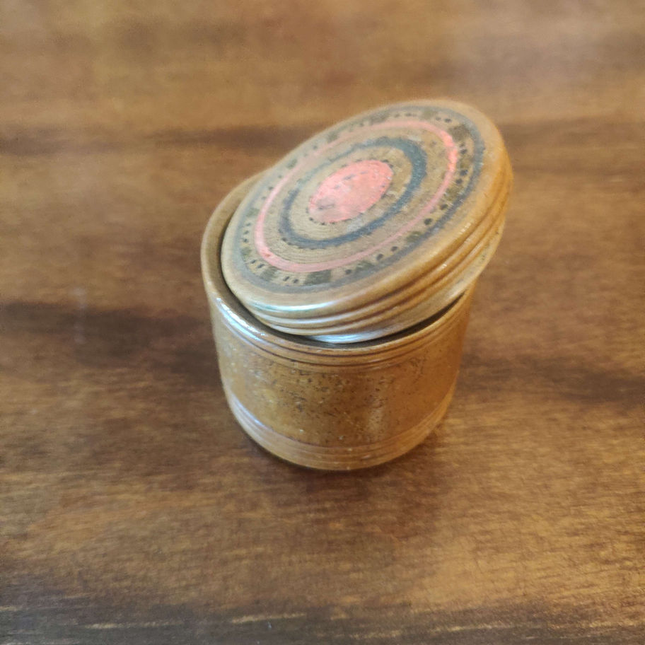 Vintage probably Tunbridge ware hand made sandle wood box