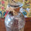 Thumbnail: Vintage mercury irredecent glass decorative bottle French shabby chic Paris
