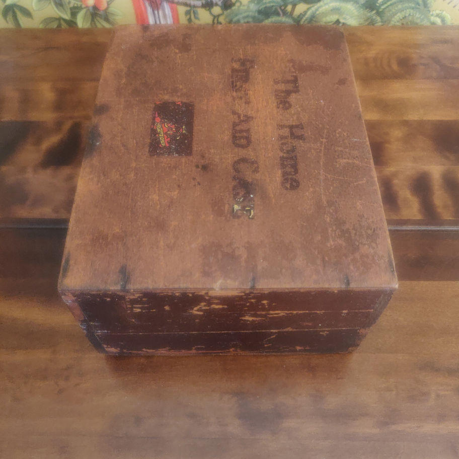 Vintage 1950s boots the chemist home first aid kit in original box with contents