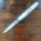 Antique 1907 Birmingham silver mother pearl w t s .ld William Thomas Staniforth