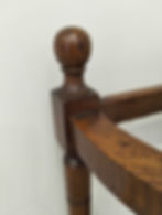 Antique Late Victorian Oak Corner Umbrella & Stick Stand with Metal Drip Tray
