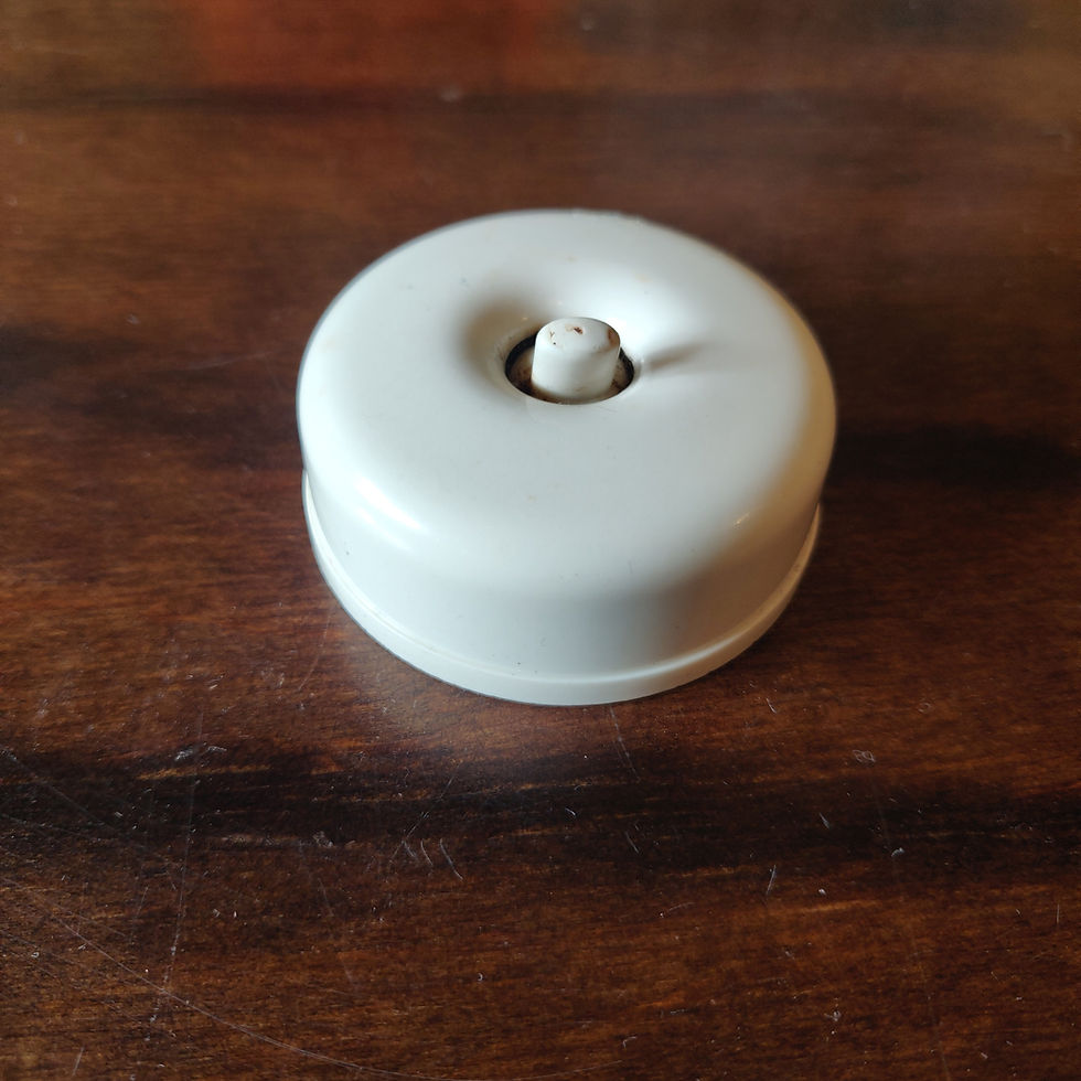 Antique early 20th century bakelite dolly switch original not reproduction!