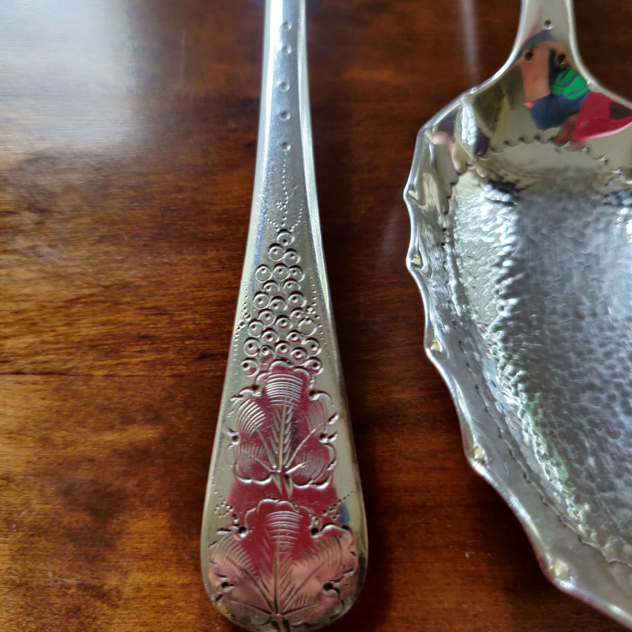 Victorian (1844 1845) hallmarked silver plate spoons