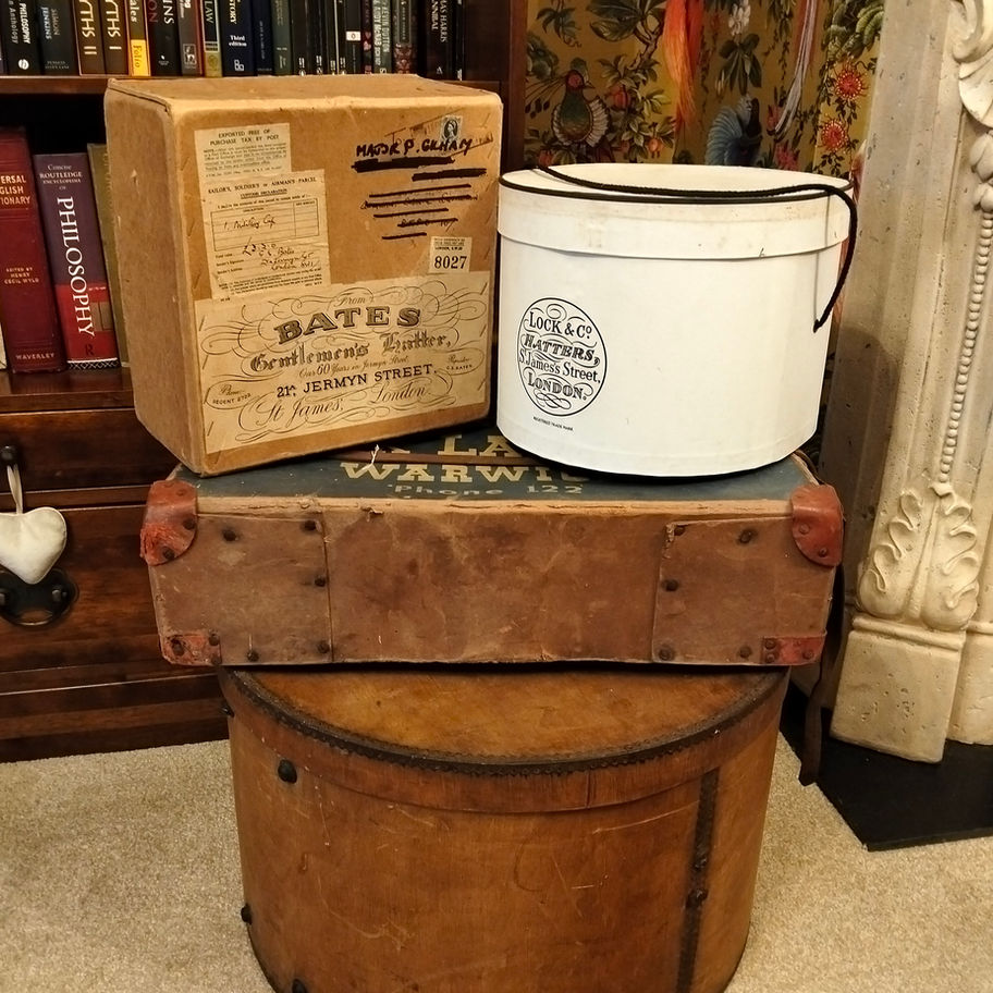 Vintage Bates Gentlemen’s Hatter Export Parcel Box – Jermyn Street, London