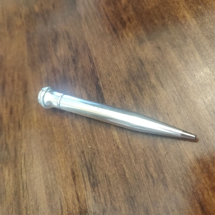 Vintage probably 1930s w.a.h.l USA ever sharp silver plate propelling pencil