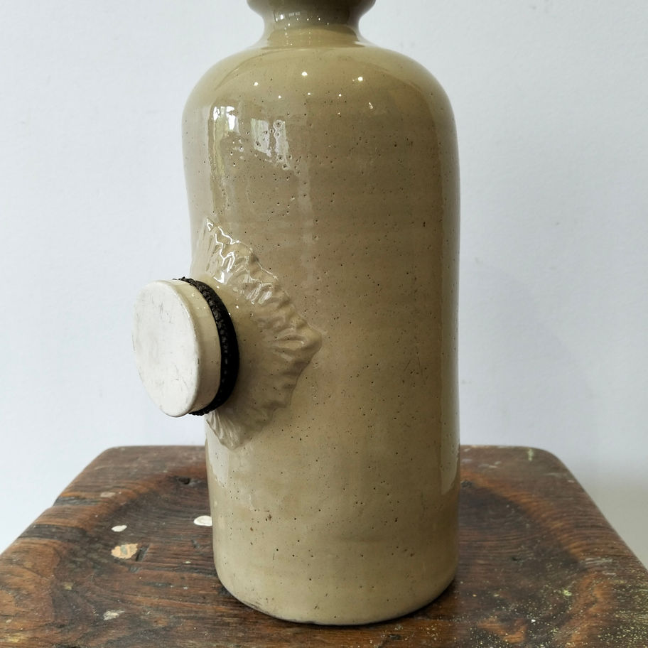 Antique Lovatt’s Langley Ware Stoneware Foot Warmer / Hot Water Bottle