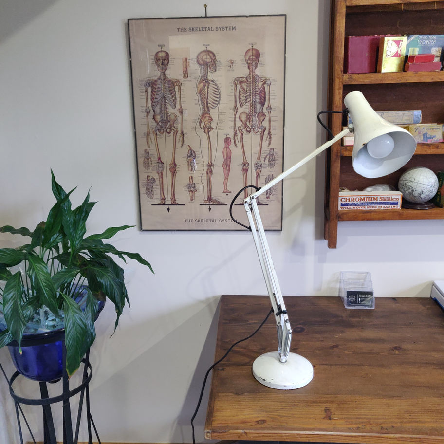 Vintage 1970s anglepoise 90 desk lamp fully working pat test bulb etc original !