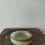 Thumbnail: Vintage hand blown ( pontil mark on base ) art glass frosted bowl stunning!!