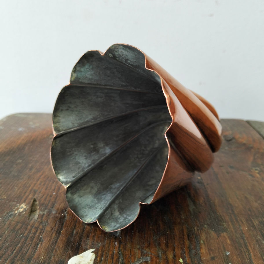 Antique Copper Spiral Jelly Mould No. 9227 – Tin-Lined Kitchenalia stunning!