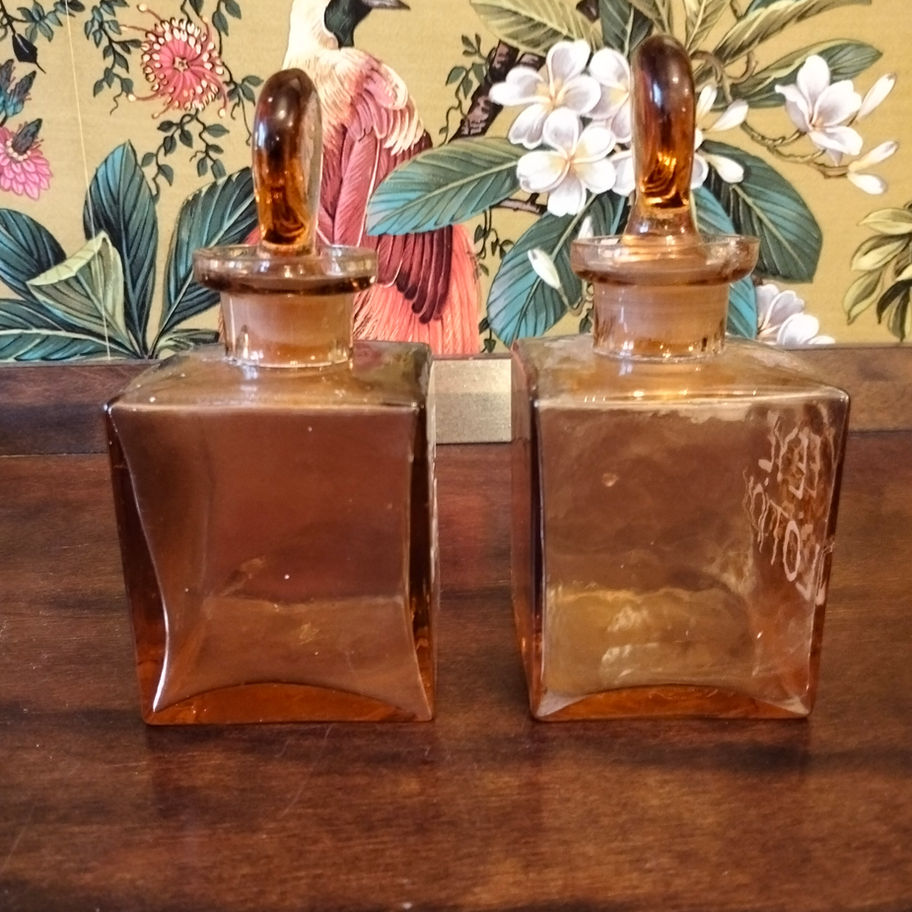 Antique early 20th century art deco Rudolfova Huť (Heřmanova Huť, Czechoslovakia