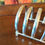Thumbnail: Vintage early to mid 20th century silver plate ( no hallmarks) 6 toast rack 