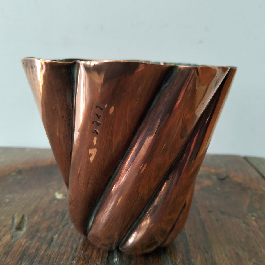 Antique Copper Spiral Jelly Mould No. 9227 – Tin-Lined Kitchenalia stunning!