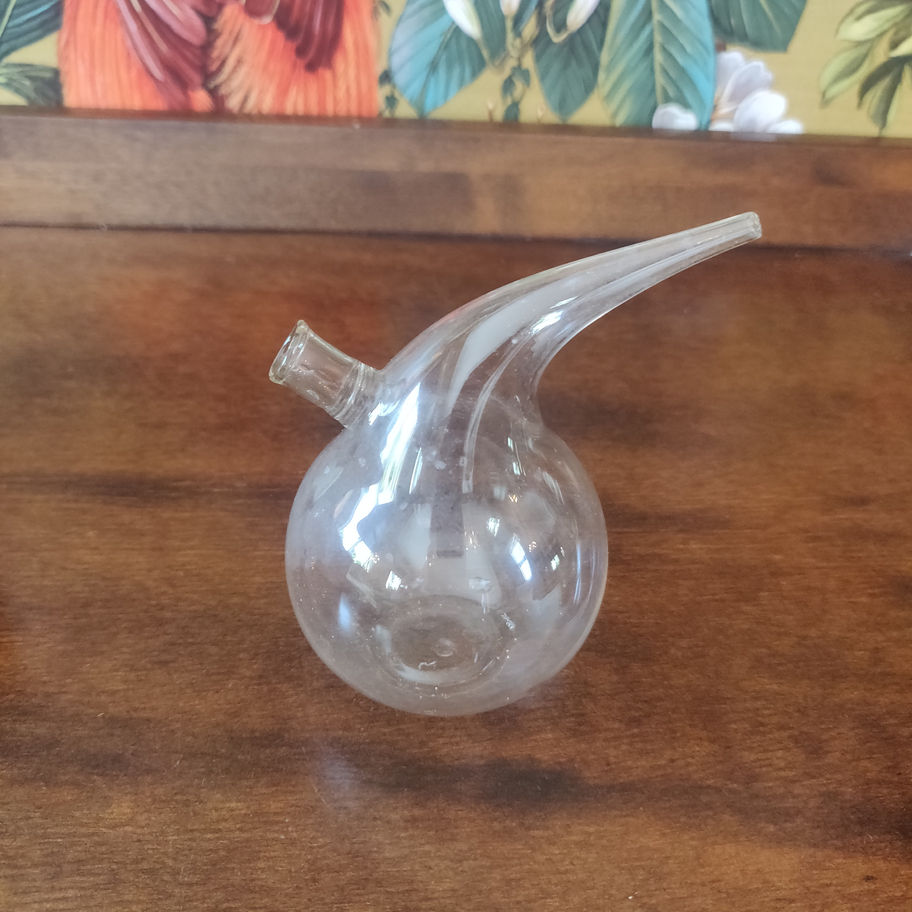 Vintage undine irrigator eye application glass with original box by Emarco rare