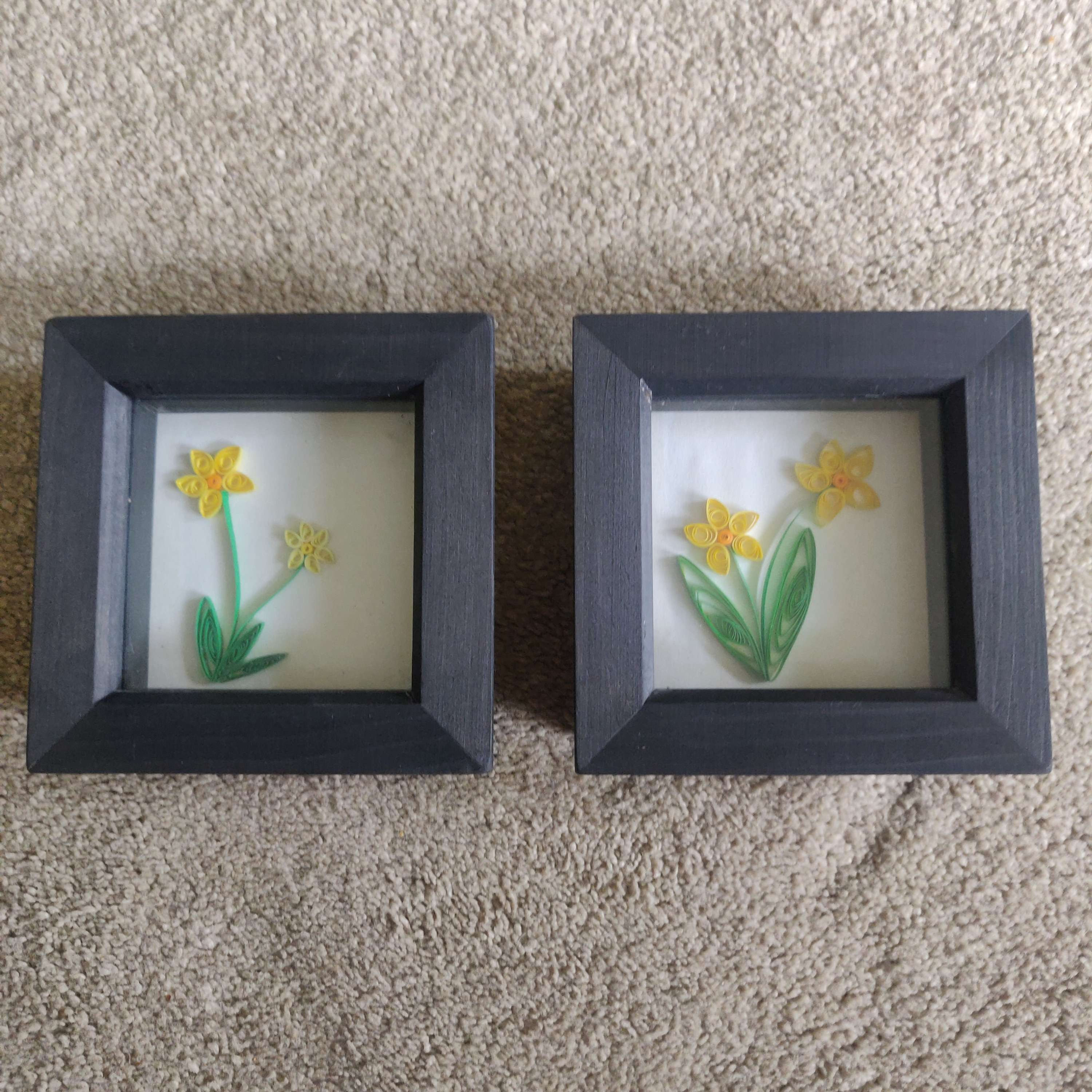 Vintage Origami daffodil pictures