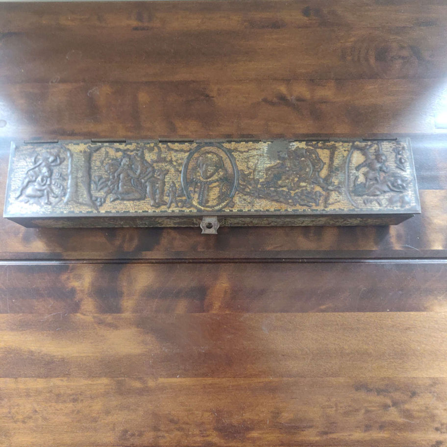 Vintage rowntree s fruit pastel tin rare shape