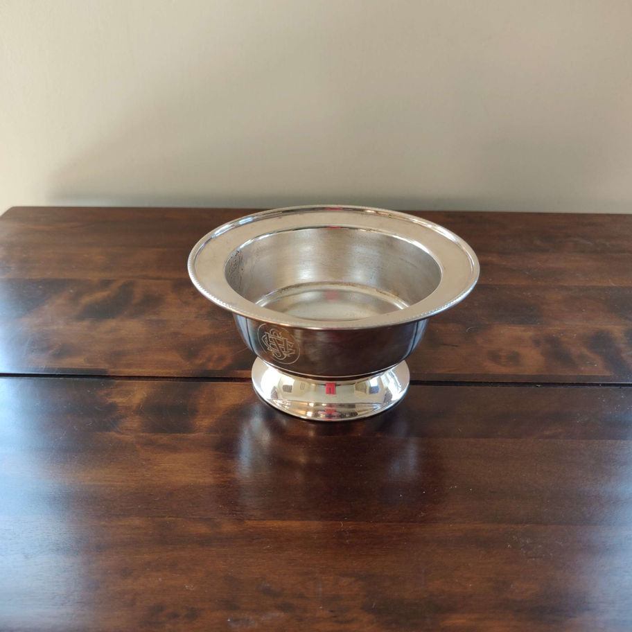 silver plated bon bon dish