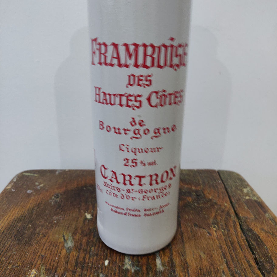 Joseph Cartron Framboise des Hautes Côtes de Bourgogne liqueur.