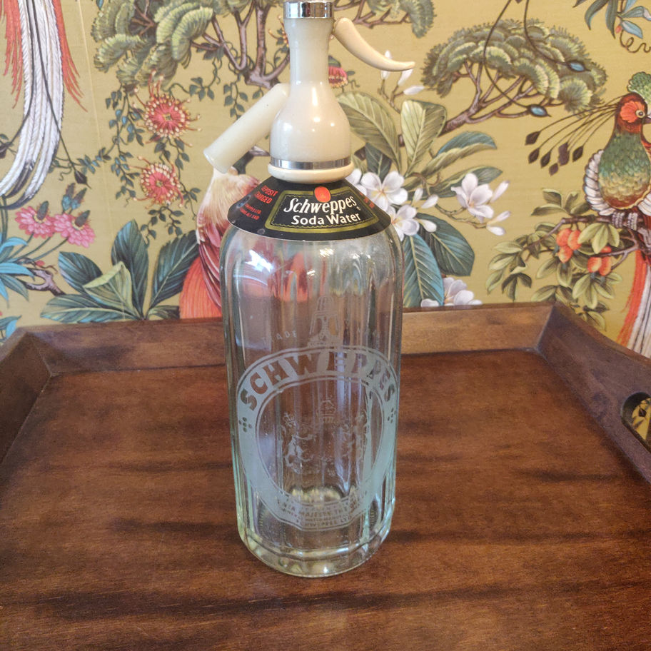 Vintage Schweppes soda bottle
