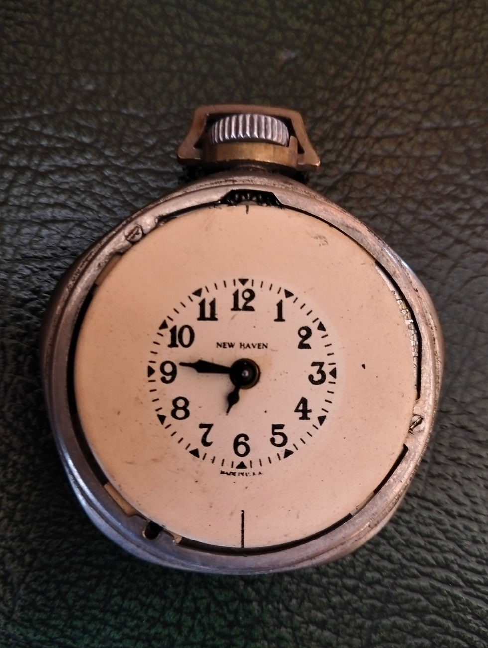 Thumbnail: Antique New Haven Pocket Watch / Pendant Watch – Non-Working –  Repair or parts