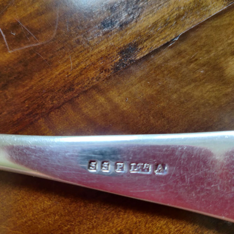 Victorian (1844 1845) hallmarked silver plate spoons