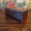 Thumbnail: Vintage mid century oak miniature hand made coffer or blanket box  by talent