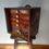Прев'ю: Vintage early 20th century oak and board 5 drawer cabinet bakelite handles