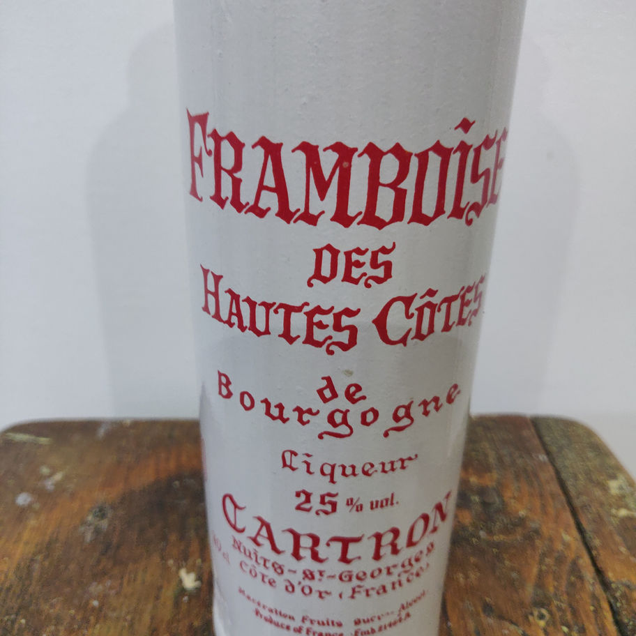 Joseph Cartron Framboise des Hautes Côtes de Bourgogne liqueur.