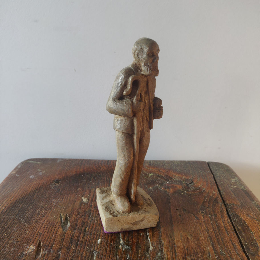 Vintage David Miles ( scarista studio isle of harris Scotland) carved statue
