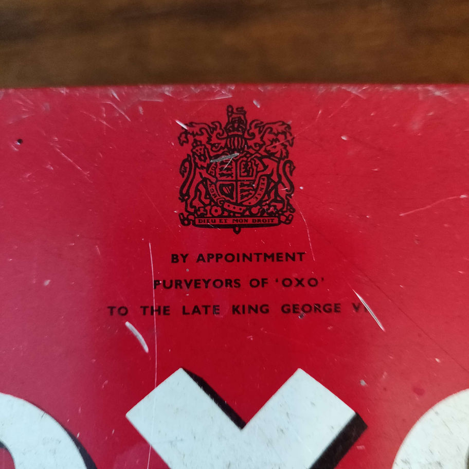 Vintage 1952? By appointment to H M king George V1 oxo tin