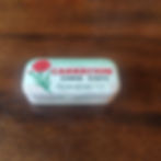 Vintage small carnation corn caps decorative tin 1950s