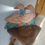 Миниатюра: Vintage hand made and painted duck coat hook