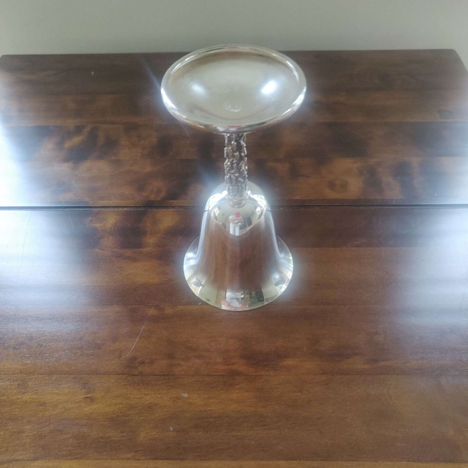 Silver plate goblet by pinder bros Birmingham