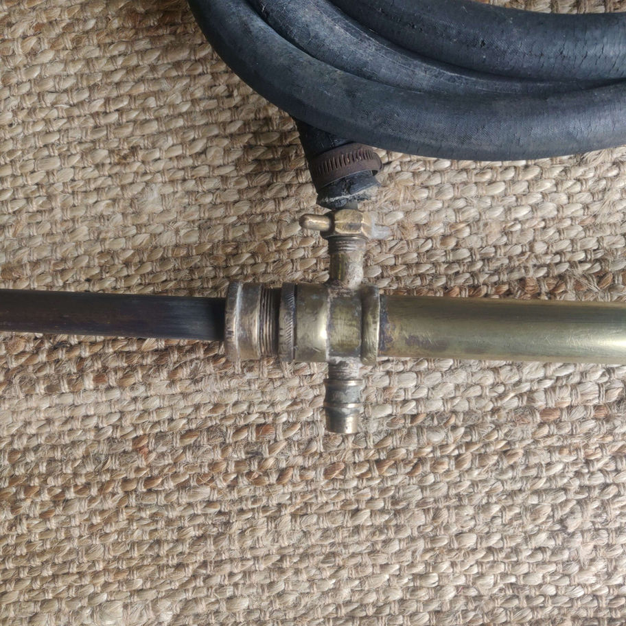 Vintage 1940s possibly earlier fire brigade brass pump