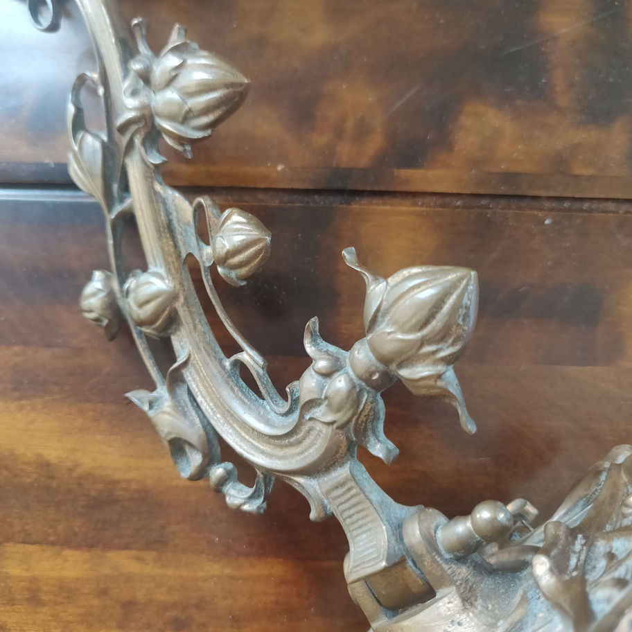 sconces pair of solid brass