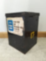 Vintage British Aerospace Pension Scheme Industrial Metal Application Box No. 17