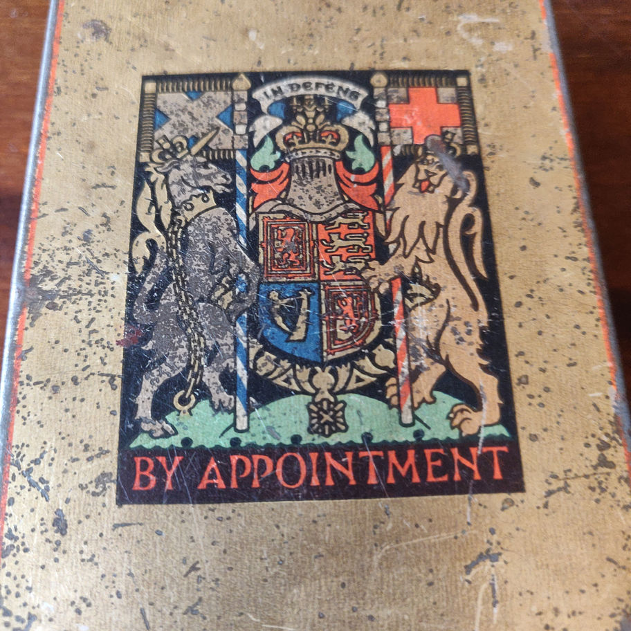 Vintage May be older Crawfords sample biscuit tin by Royal appointment rare!