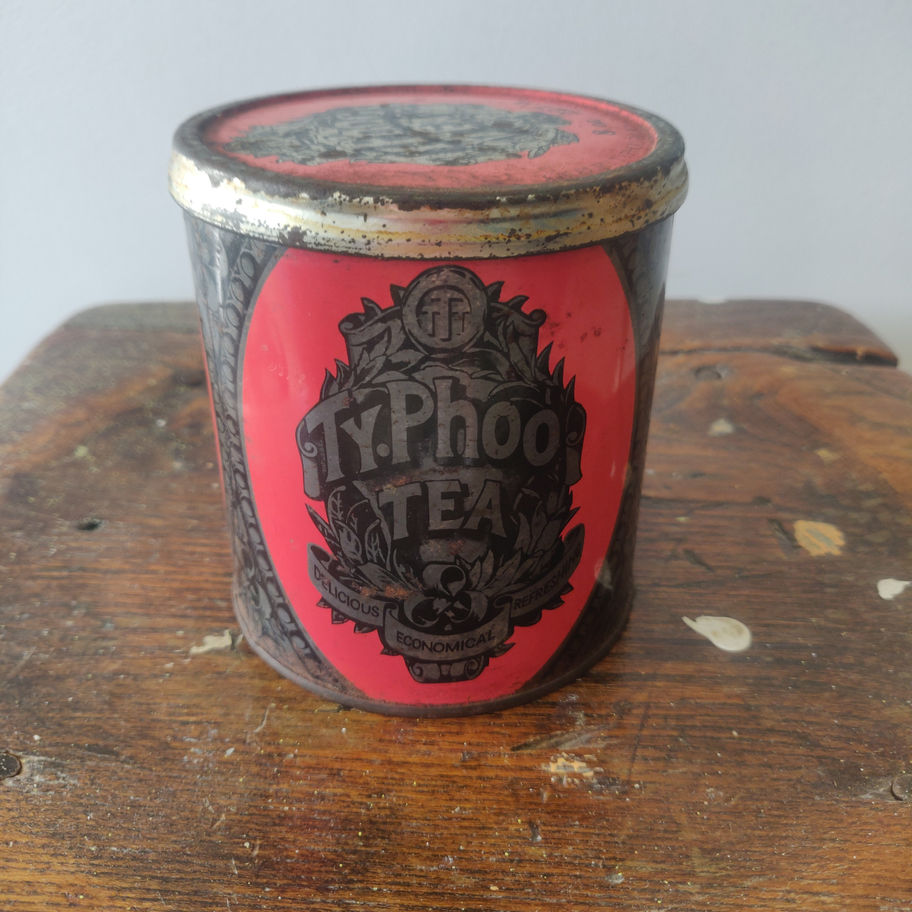 Vintage Typhoo tea tin very decorative and collectible