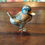 Minijatura: Vintage Cold-Cast Bronze effect Mallard Duck Figurine