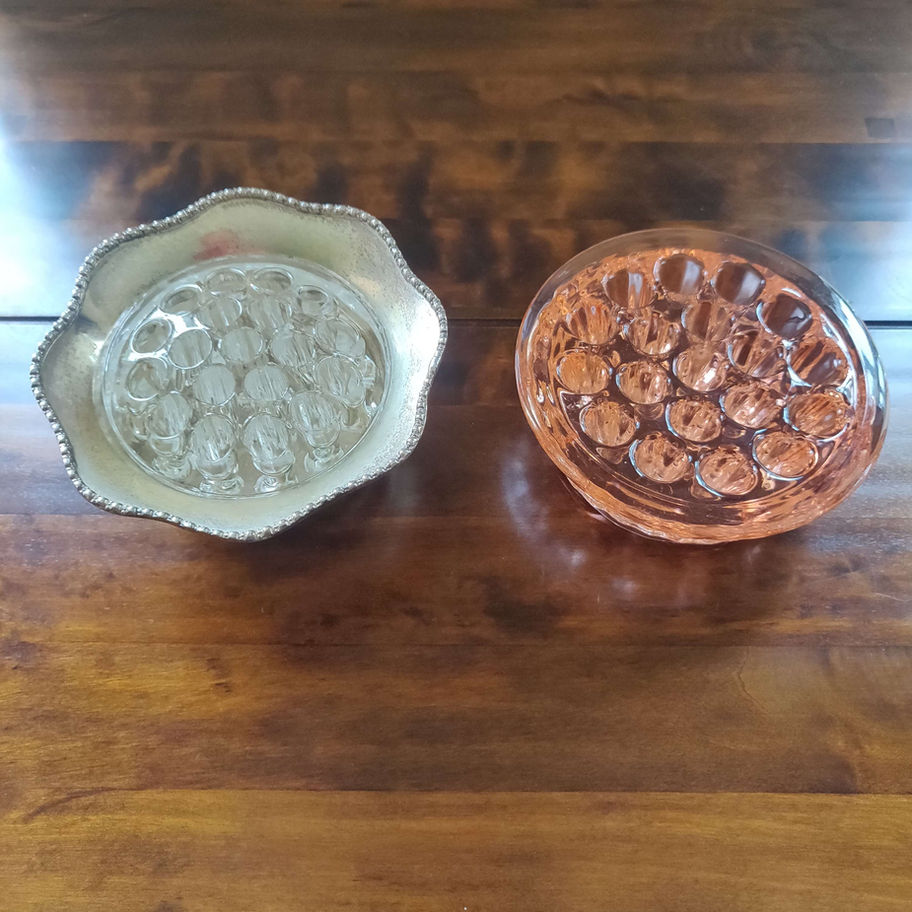 vintage flower frogs