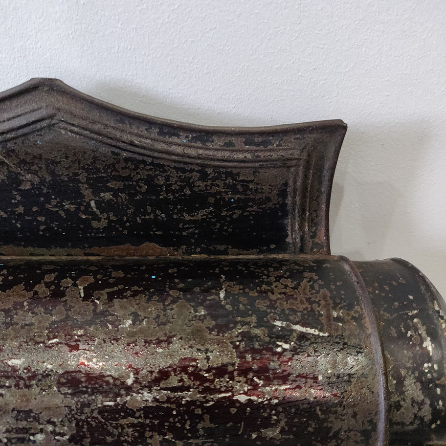 Antique Victorian mid to late 19th century toleware candle box extremely rare!!!