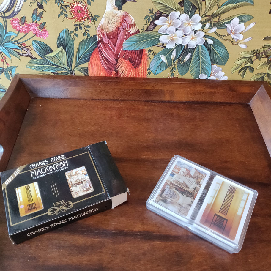Charles Rennie Mackintosh set of unopened playing cards Gift set