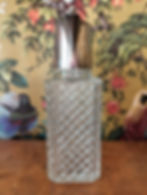 Antique early 20th Century Silver-Plated & Cut Glass Claret Jug