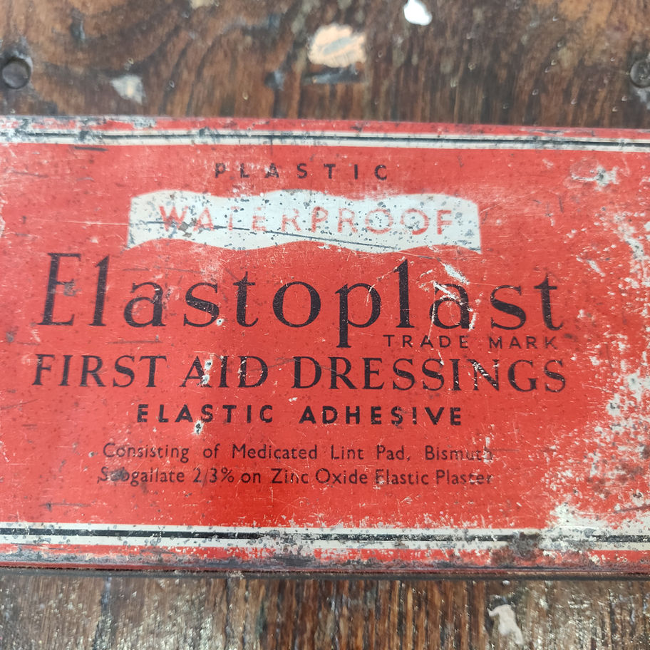 Vintage 1940s / 50s Elastoplast tin