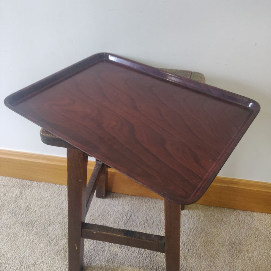 Vintage mid century sanenwood serving tray probably 1950s/60s