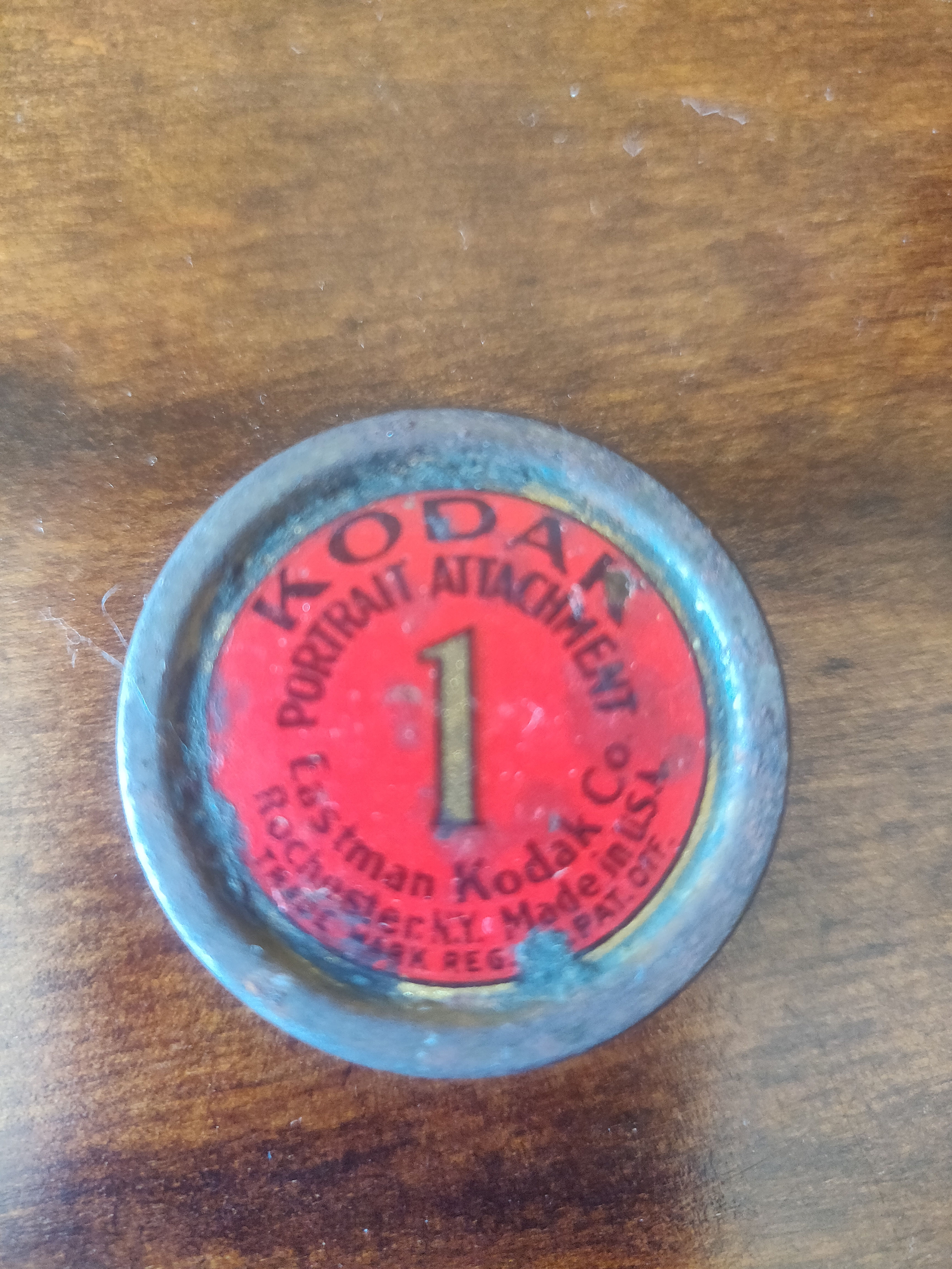 Antique late 19th or early 20th century Kodak number 1 portrait attachment rare!