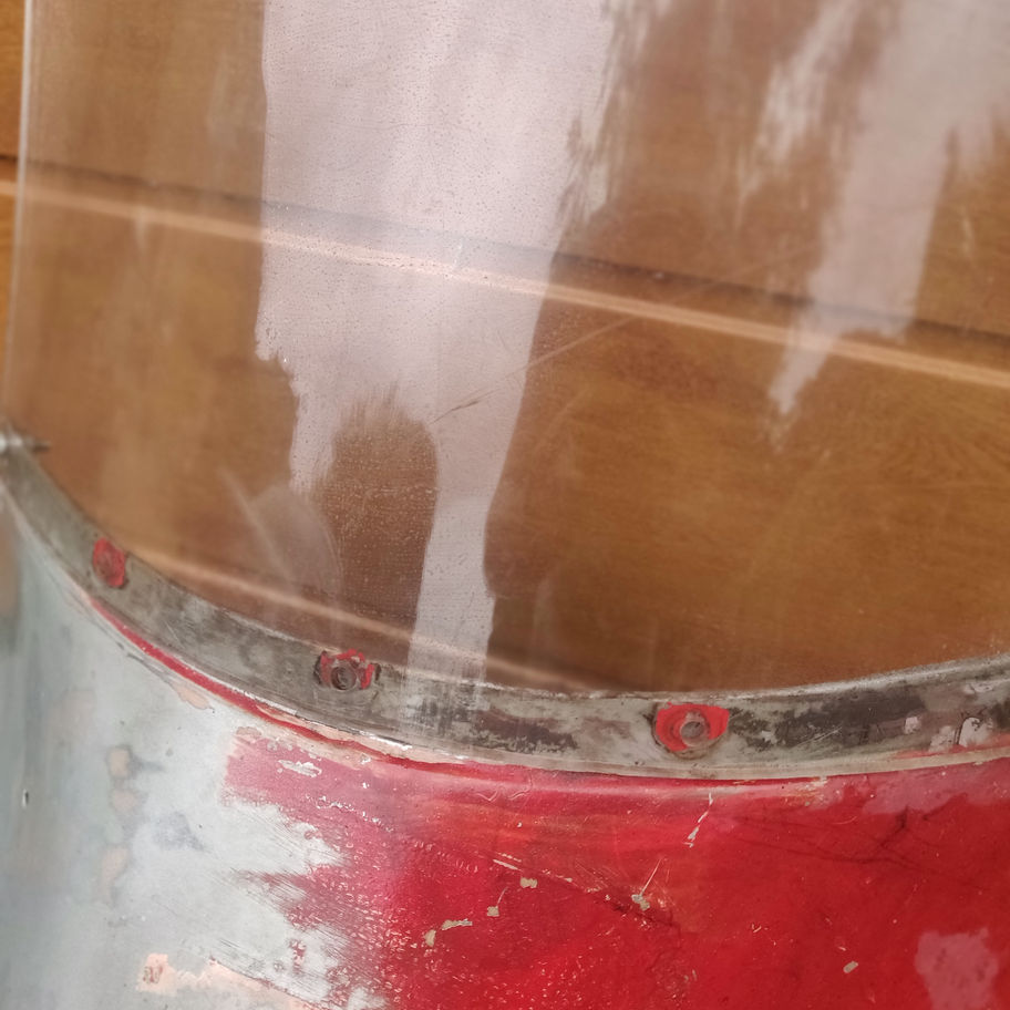 Vintage 1950s velocette motorcycle front fairing original item perspex shield