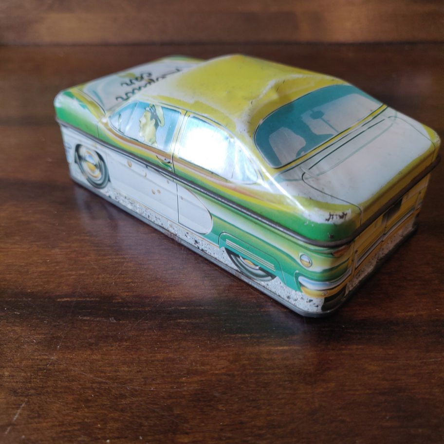 Vintage 1982 Ian Logan collectibles repair car soap tin