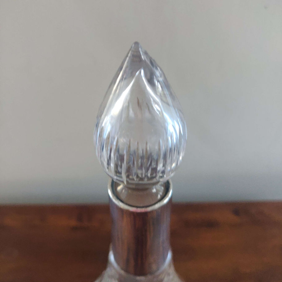 Antique we believe London 1903 silver hallmarked dressing table perfume bottle